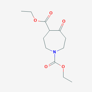 molecular formula C12H19NO5 B177026 Diethyl 5-oxoazepane-1,4-dicarboxylate CAS No. 19786-58-4
