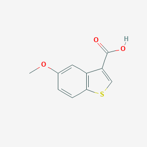molecular formula C10H8O3S B177034 5-Methoxy-1-benzothiophene-3-carboxylic acid CAS No. 123392-43-8