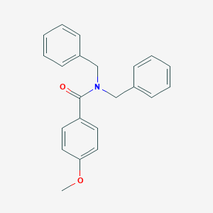 molecular formula C22H21NO2 B177038 N,N-dibenzyl-4-methoxybenzamide CAS No. 57409-26-4
