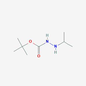 molecular formula C8H18N2O2 B177040 tert-Butyl 2-isopropylhydrazinecarboxylate CAS No. 16689-35-3