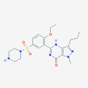molecular formula C21H28N6O4S B017705 Desmethylsildenafil CAS No. 139755-82-1