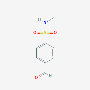 molecular formula C8H9NO3S B177050 4-Formyl-N-methylbenzenesulfonamide CAS No. 13092-93-8