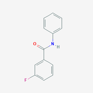 molecular formula C13H10FNO B177053 3-fluoro-N-phenylbenzamide CAS No. 1629-09-0