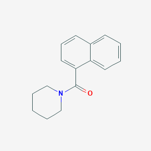 molecular formula C16H17NO B177060 Naphthalen-1-yl(piperidin-1-yl)methanone CAS No. 5454-14-8