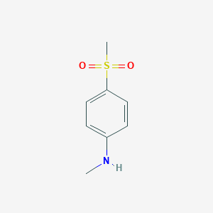 molecular formula C8H11NO2S B177064 N-甲基-4-(甲磺酰基)苯胺 CAS No. 119871-25-9