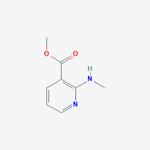 molecular formula C8H10N2O2 B177066 2-Methylamino-nicotinic acid methyl ester CAS No. 110457-42-6