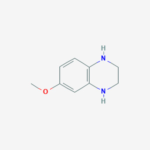molecular formula C9H12N2O B177072 6-Methoxy-1,2,3,4-tetrahydroquinoxaline CAS No. 13311-79-0