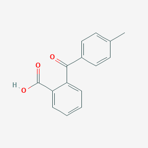 molecular formula C15H12O3 B177074 2-(4-Methylbenzoyl)benzoic acid CAS No. 85-55-2