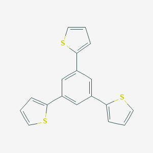 molecular formula C18H12S3 B177079 1,3,5-Tri(thiophen-2-yl)benzene CAS No. 15509-95-2