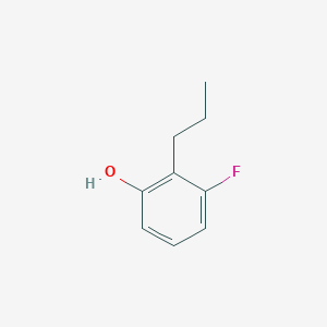 molecular formula C9H11FO B177083 3-Fluoro-2-propylphenol CAS No. 199287-68-8