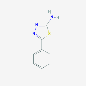molecular formula C8H7N3S B177090 5-苯基-1,3,4-噻二唑-2-胺 CAS No. 2002-03-1