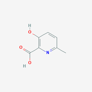 molecular formula C7H7NO3 B177093 3-Hydroxy-6-methylpicolinic acid CAS No. 14162-88-0