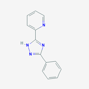 molecular formula C13H10N4 B177094 2-(3-phenyl-1H-1,2,4-triazol-5-yl)pyridine CAS No. 25433-29-8