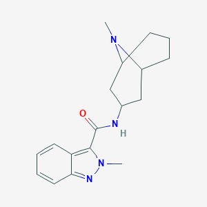 molecular formula C18H24N4O B017710 1-Desmethyl 2-Methyl Granisetron (Granisetron Impurity A) CAS No. 127472-42-8