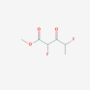 molecular formula C6H8F2O3 B177104 Methyl 2,4-difluoro-3-oxopentanoate CAS No. 196202-02-5