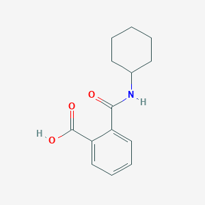 molecular formula C14H17NO3 B177113 2-(环己基氨基甲酰基)苯甲酸 CAS No. 19357-06-3