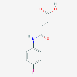 molecular formula C10H10FNO3 B177116 4-(4-氟苯胺基)-4-氧代丁酸 CAS No. 199461-14-8