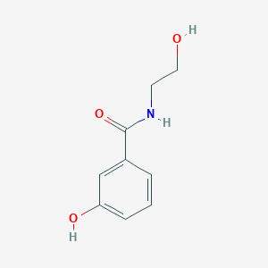 molecular formula C9H11NO3 B177119 3-hydroxy-N-(2-hydroxyethyl)benzamide CAS No. 15788-99-5