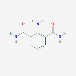molecular formula C8H9N3O2 B177123 2-Aminobenzene-1,3-dicarboxamide CAS No. 150479-67-7