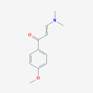 molecular formula C12H15NO2 B177124 3-(Dimethylamino)-1-(4-methoxyphenyl)prop-2-en-1-one CAS No. 18096-70-3