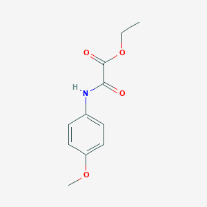molecular formula C11H13NO4 B177125 Ethyl 2-((4-methoxyphenyl)amino)-2-oxoacetate CAS No. 18522-99-1