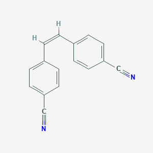 molecular formula C16H10N2 B177162 4-[(Z)-2-(4-Cyanophenyl)ethenyl]benzonitrile CAS No. 6292-62-2
