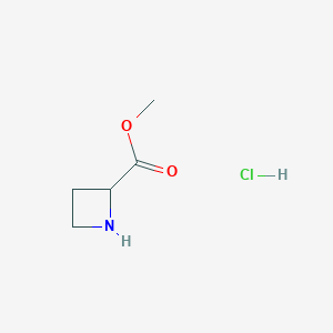molecular formula C5H10ClNO2 B177176 Methyl Azetidine-2-carboxylate Hydrochloride CAS No. 162698-26-2