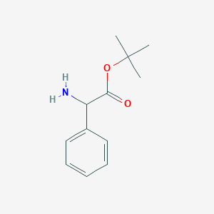 B177178 Tert-butyl 2-amino-2-phenylacetate CAS No. 124619-74-5
