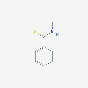 molecular formula C8H9NS B177185 N-Methylbenzenecarbothioamide CAS No. 5310-14-5