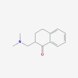 molecular formula C13H17NO B177201 2-Dimethylaminomethyltetralone CAS No. 7353-59-5