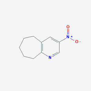 3-nitro-6,7,8,9-tetrahydro-5H-cyclohepta[b]pyridine