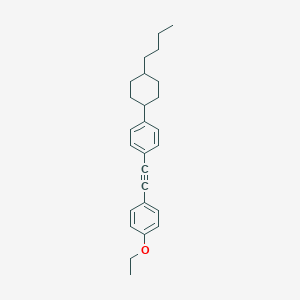 trans-1-(2-(4-(4-Butylcyclohexyl)phenyl)ethynyl)-4-ethoxybenzene