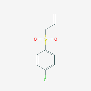 molecular formula C9H9ClO2S B177252 4-Chlorophenylallyl sulfone CAS No. 3729-44-0