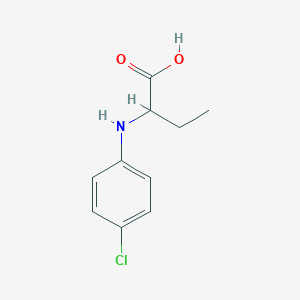 2-(4-Chloroanilino)butanoic acid