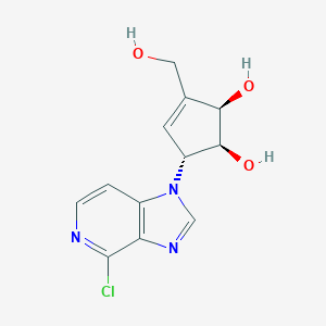 (1S,2R,5R)-5-(4-Chloro-1H-imidazo[4,5-c]pyridin-1-yl)-3-(hydroxymethyl)cyclopent-3-ene-1,2-diol