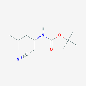(S)-N-Boc-2-amino-4-methylpentyl cyanide