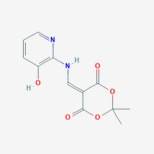 5-[[(3-Hydroxypyridin-2-yl)amino]methylidene]-2,2-dimethyl-1,3-dioxane-4,6-dione