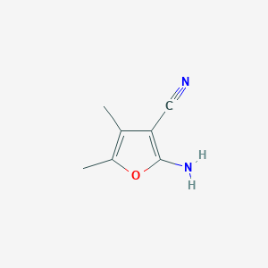 B177300 2-Amino-4,5-dimethylfuran-3-carbonitrile CAS No. 5117-88-4