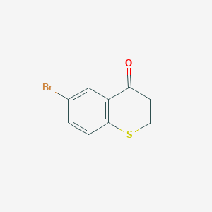molecular formula C9H7BrOS B177317 6-Bromothiochroman-4-one CAS No. 13735-13-2