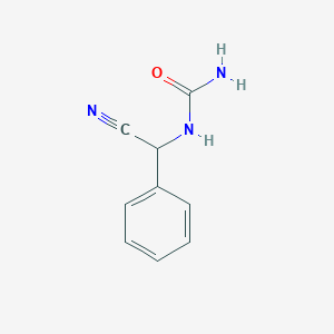 molecular formula C9H9N3O B177318 Urea, N-(cyanophenylmethyl)- CAS No. 88169-89-5