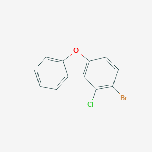 molecular formula C12H6BrClO B017733 2-Bromo-1-chlorodibenzofuran CAS No. 109264-70-2