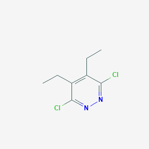 molecular formula C8H10Cl2N2 B177340 3,6-Dichloro-4,5-diethylpyridazine CAS No. 107228-53-5