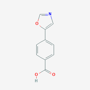 molecular formula C10H7NO3 B177368 4-(1,3-Oxazol-5-yl)benzoic Acid CAS No. 250161-45-6