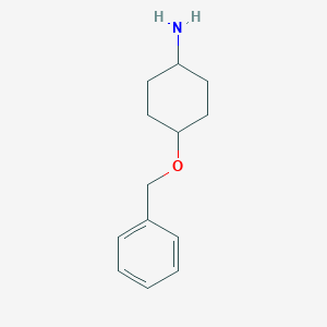B177373 Trans-4-(benzyloxy)cyclohexanamine CAS No. 160357-83-5