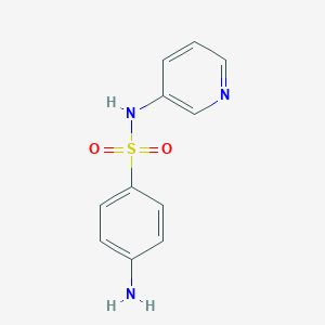 molecular formula C11H11N3O2S B177377 4-amino-N-pyridin-3-ylbenzenesulfonamide CAS No. 599-81-5