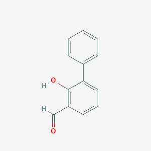 molecular formula C13H10O2 B177385 2-Hydroxy-[1,1'-biphenyl]-3-carbaldehyde CAS No. 14562-10-8