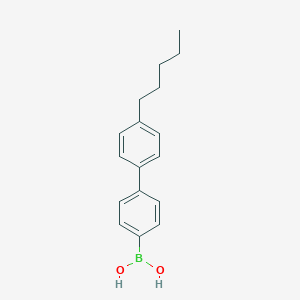 molecular formula C17H21BO2 B177416 (4'-Pentyl[1,1'-biphenyl]-4-yl)boronic acid CAS No. 121554-18-5