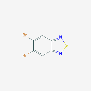 molecular formula C6H2Br2N2S B177419 5,6-Dibromo-2,1,3-benzothiadiazole CAS No. 18392-81-9