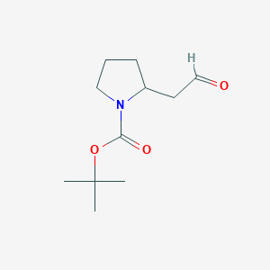 tert-Butyl 2-(2-oxoethyl)pyrrolidine-1-carboxylate