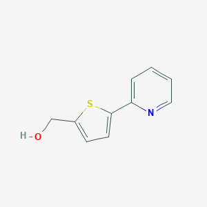 molecular formula C10H9NOS B177441 [5-(2-吡啶基)-2-噻吩基]甲醇 CAS No. 197899-76-6